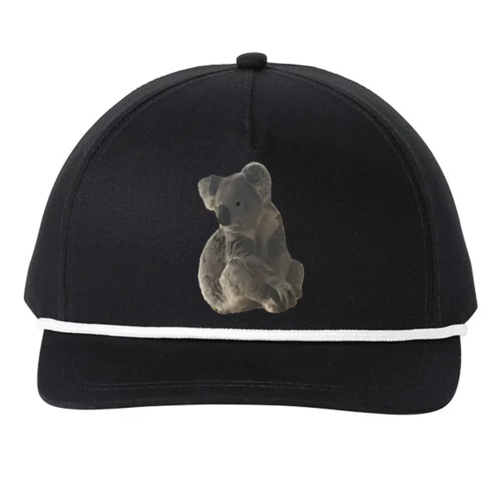 Alert Koala Snapback Five-Panel Rope Hat