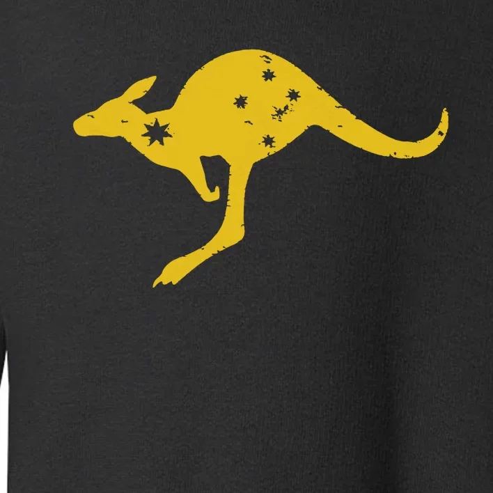 AUSTRALIA KANGAROO AUSSIE ROO FLAG ROUNDEL SPORTS MILITARY Toddler Sweatshirt