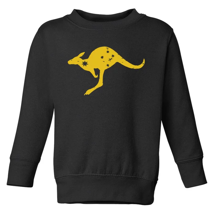 AUSTRALIA KANGAROO AUSSIE ROO FLAG ROUNDEL SPORTS MILITARY Toddler Sweatshirt