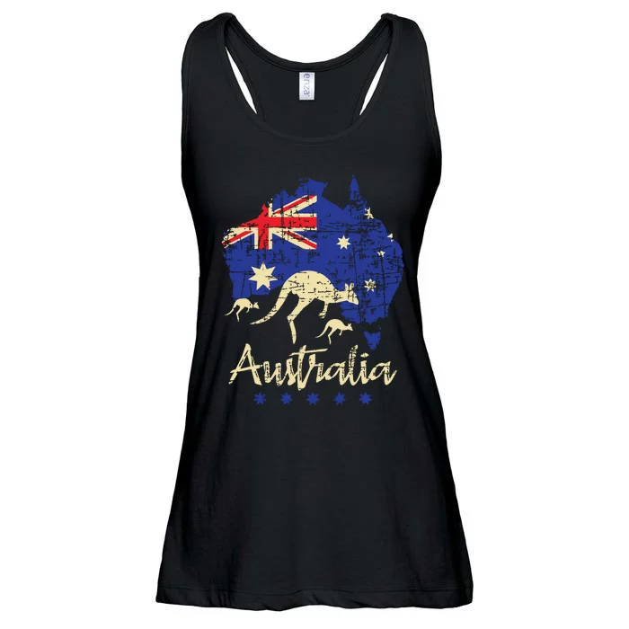 Australia Kangaroo Australian Lover Wildlife Zoo Animal Ladies Essential Flowy Tank