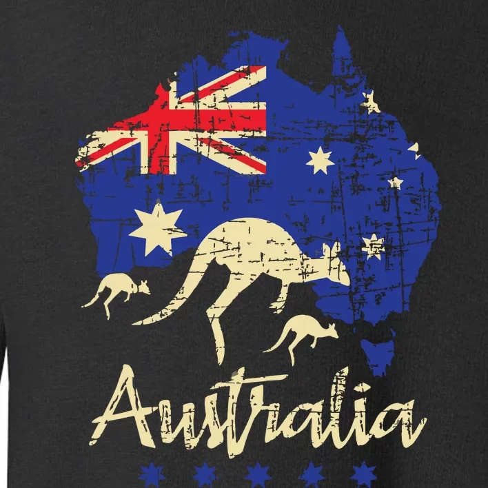 Australia Kangaroo Australian Lover Wildlife Zoo Animal Toddler Sweatshirt