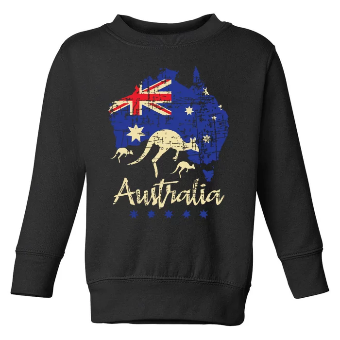 Australia Kangaroo Australian Lover Wildlife Zoo Animal Toddler Sweatshirt