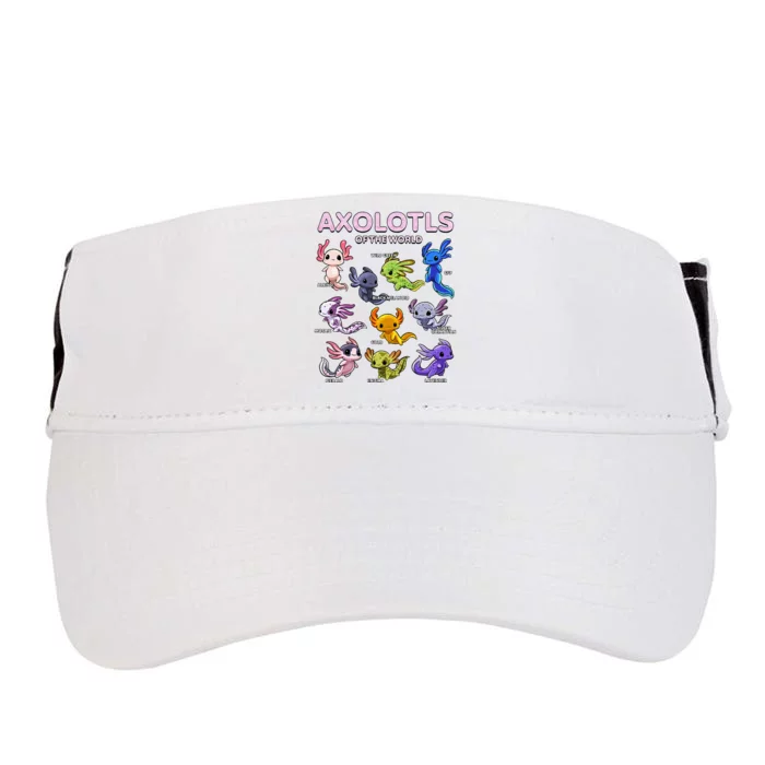 Axolotl Kawaii Axolotls Of The World Axolotl Animals Adult Drive Performance Visor