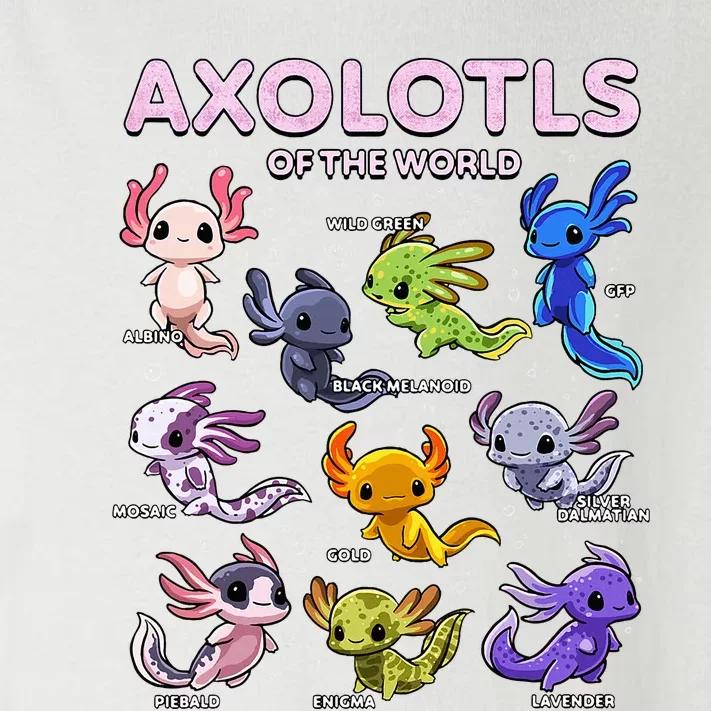 Axolotl Kawaii Axolotls Of The World Axolotl Animals Toddler Long Sleeve Shirt