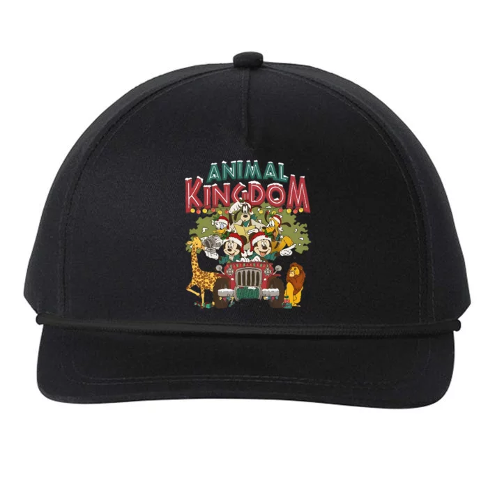 Animal Kingdom Christmas Mouse And Friends Safari Mode Snapback Five-Panel Rope Hat