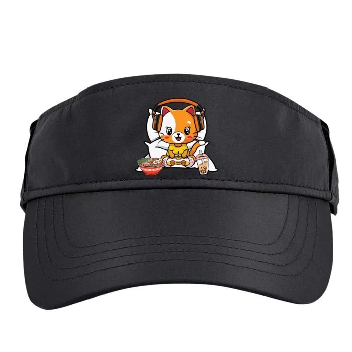 Anime Kawaii Cats Ra Cat Boba Bubble Tea Cat Video Gamer Adult Drive Performance Visor