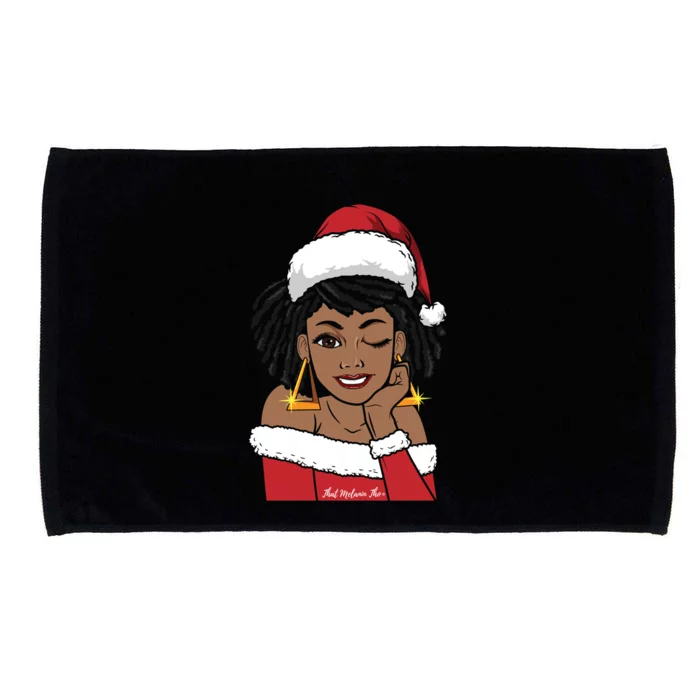 All Keywords:melanated Christmas Black Mrs Claus Melanin Santa Funny Gift Microfiber Hand Towel