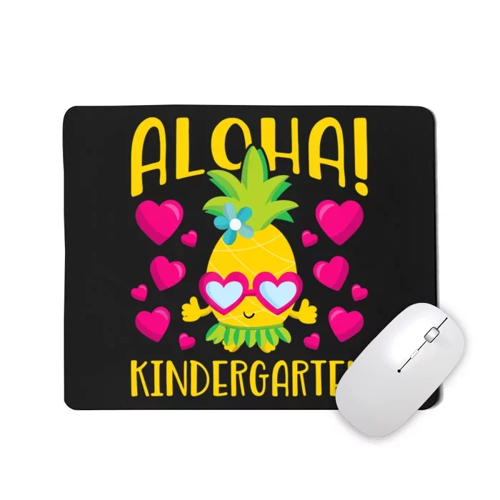 Aloha Kindergarten Cute Pineapple Student Teacher Mousepad