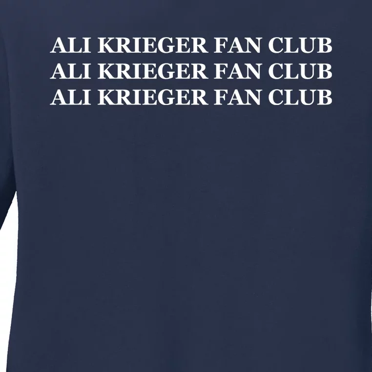 Ali Krieger Fan Club Ladies Long Sleeve Shirt