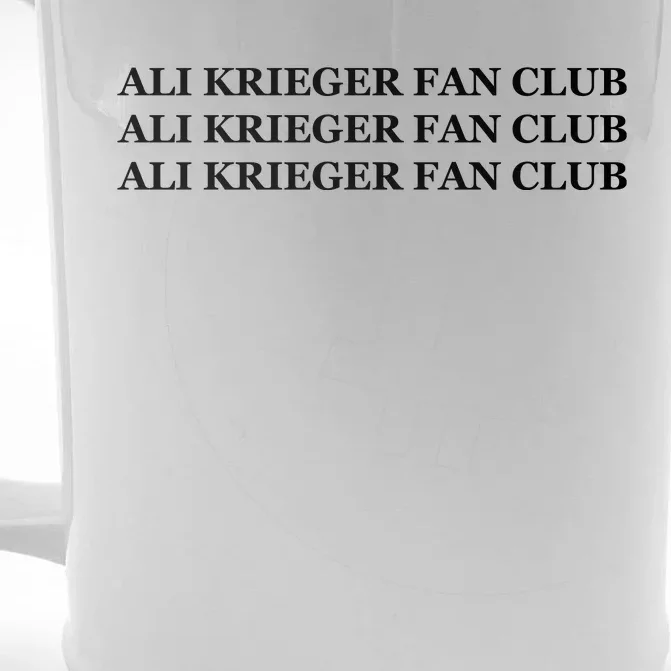 Ali Krieger Fan Club Front & Back Beer Stein