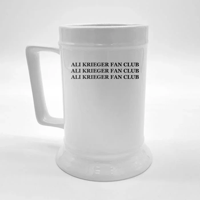 Ali Krieger Fan Club Front & Back Beer Stein