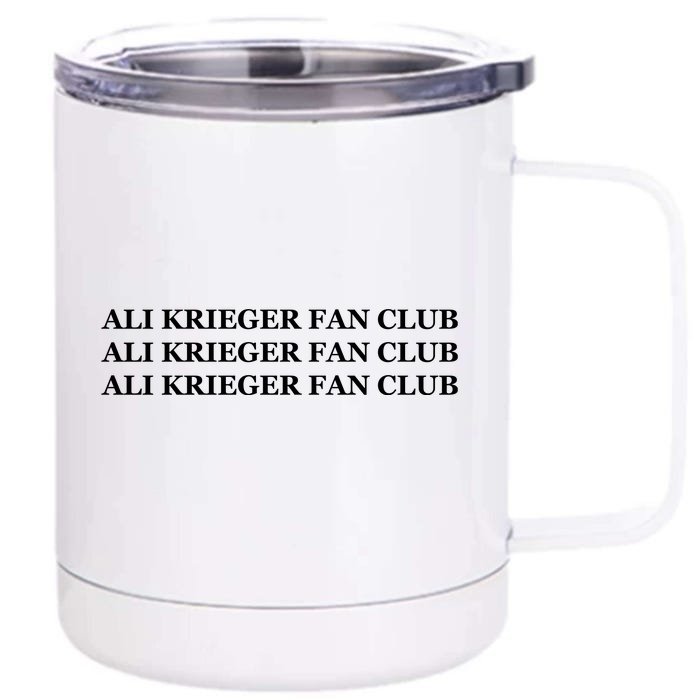 Ali Krieger Fan Club Front & Back 12oz Stainless Steel Tumbler Cup