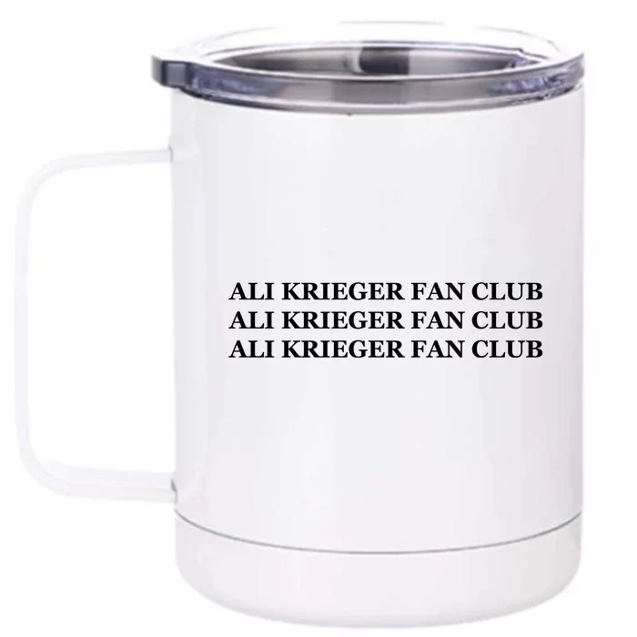 Ali Krieger Fan Club Front & Back 12oz Stainless Steel Tumbler Cup