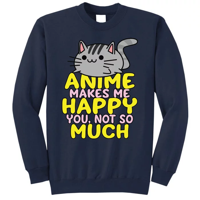 Anime Kawaii Funny Manga Otaku Weeb Senpai Gift Tall Sweatshirt