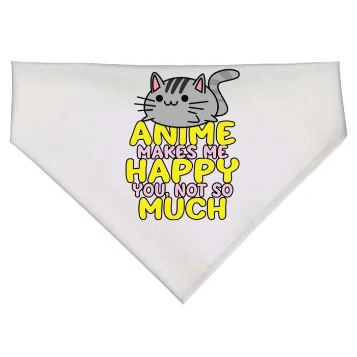 Anime Kawaii Funny Manga Otaku Weeb Senpai Gift USA-Made Doggie Bandana