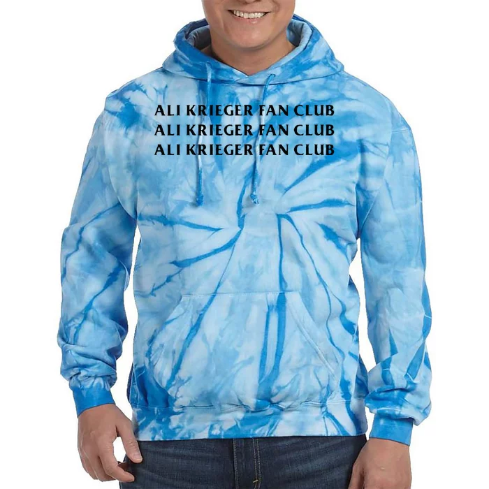 ali krieger fan club Tie Dye Hoodie