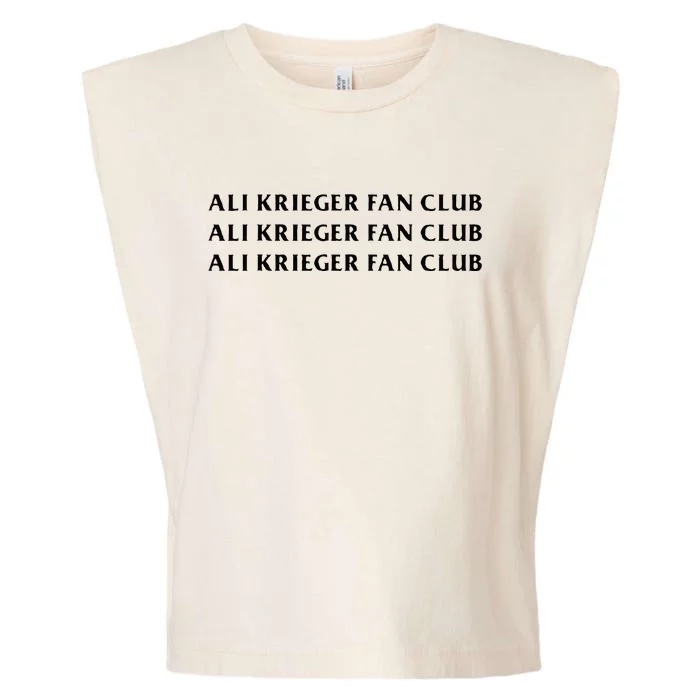 ali krieger fan club Garment-Dyed Women's Muscle Tee