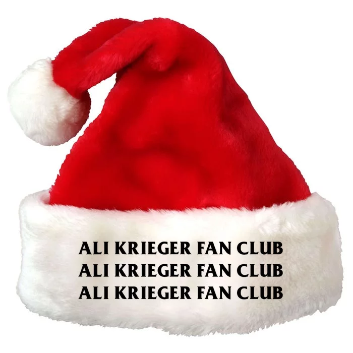 Ali Krieger Fan Club Premium Christmas Santa Hat