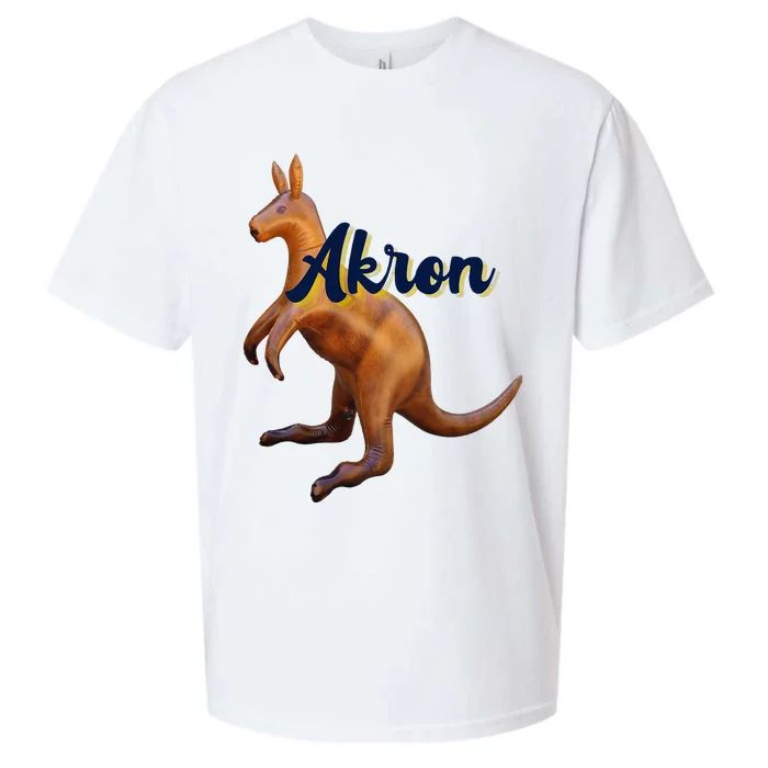 Akron Kangaroo Fun Retro Zips Sueded Cloud Jersey T-Shirt