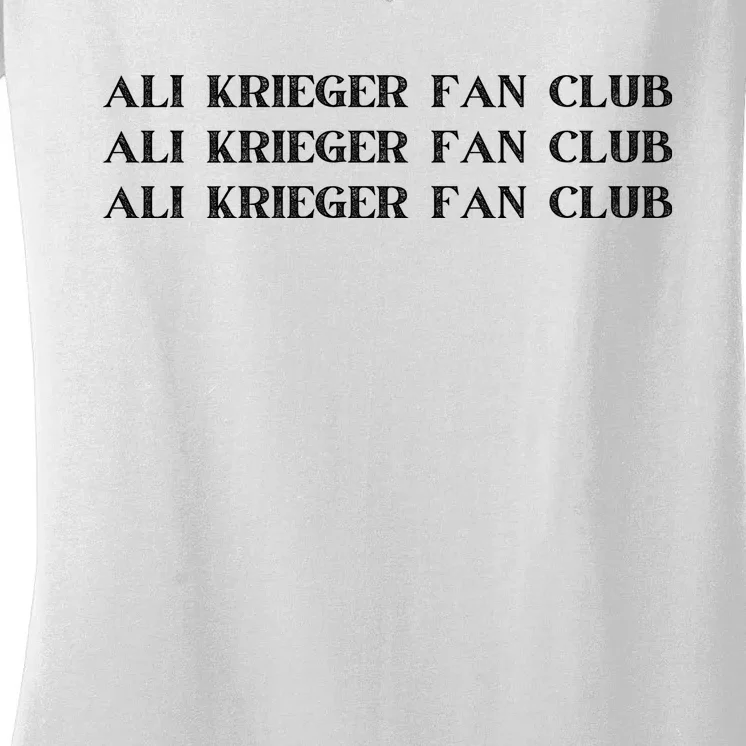 Ali Krieger Fan Club Women's V-Neck T-Shirt