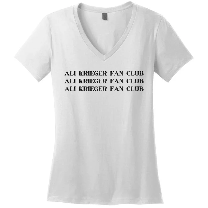 Ali Krieger Fan Club Women's V-Neck T-Shirt