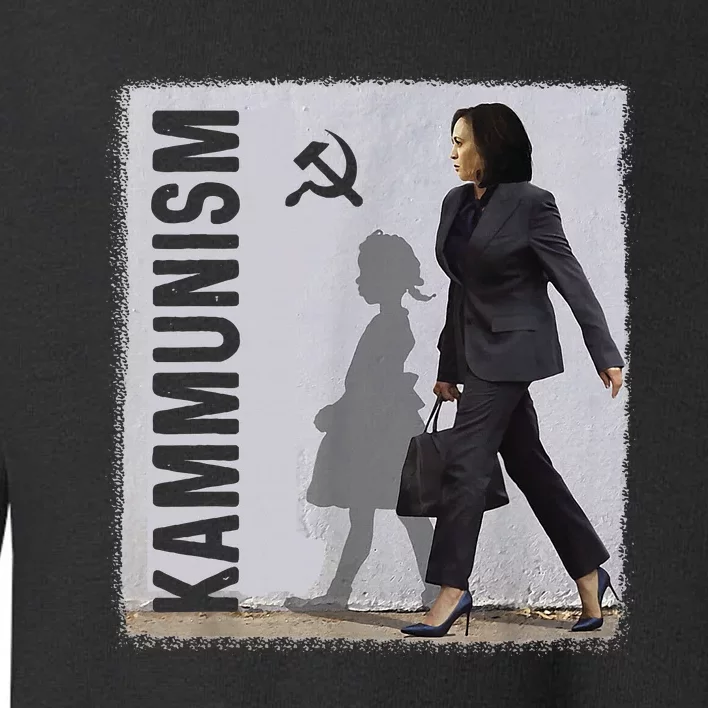 Awesome Kamala Harris Kammunism Communism Harris Walz 2024 Toddler Sweatshirt