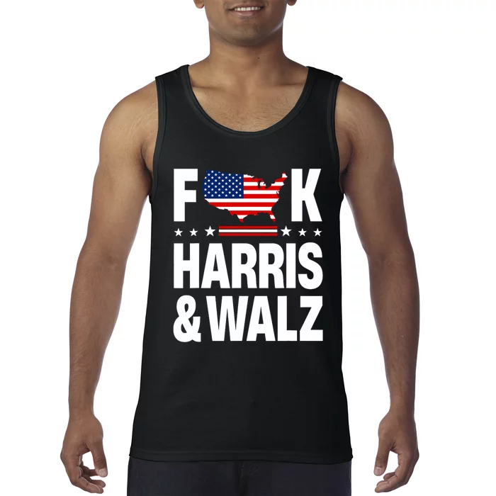 Anti Kamala Harris And Tim Walz 2024 Presidential Election Tank Top