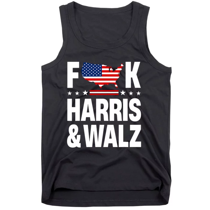 Anti Kamala Harris And Tim Walz 2024 Presidential Election Tank Top