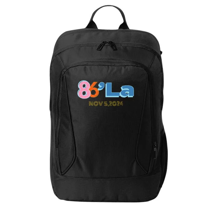 Anti Kamala Harris Fun Cool Zillennial Style 86 La City Backpack