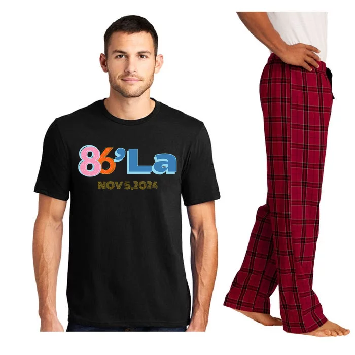 Anti Kamala Harris Fun Cool Zillennial Style 86 La Pajama Set