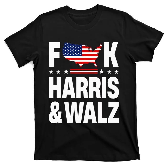 Anti Kamala Harris And Tim Walz 2024 Presidential Election T-Shirt