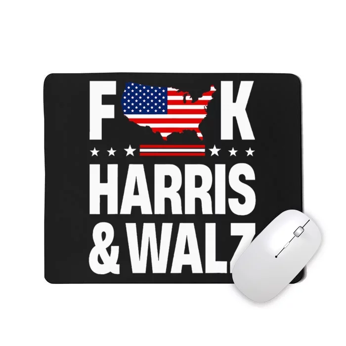 Anti Kamala Harris And Tim Walz 2024 Presidential Election Mousepad