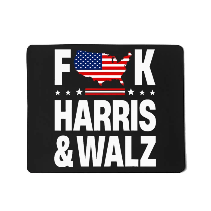 Anti Kamala Harris And Tim Walz 2024 Presidential Election Mousepad