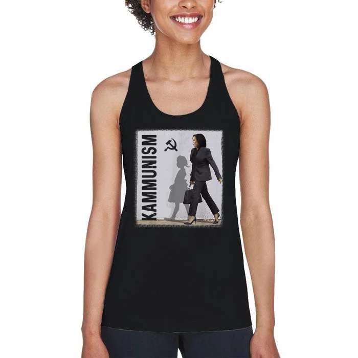 Awesome Kamala Harris Kammunism Communism Harris Walz 2024 Women's Racerback Tank