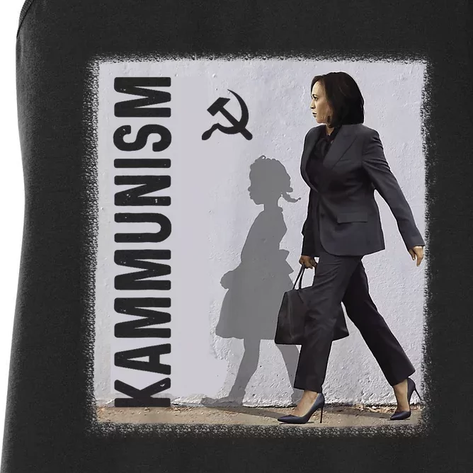 Awesome Kamala Harris Kammunism Communism Harris Walz 2024 Women's Racerback Tank