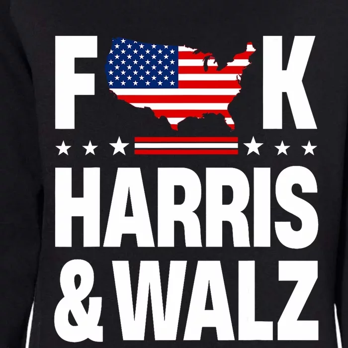 Anti Kamala Harris And Tim Walz 2024 Presidential Election Womens California Wash Sweatshirt