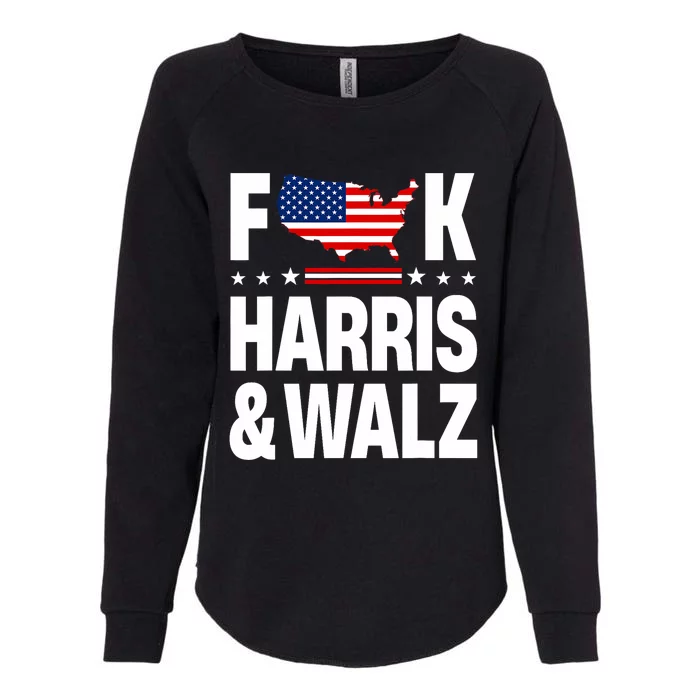 Anti Kamala Harris And Tim Walz 2024 Presidential Election Womens California Wash Sweatshirt