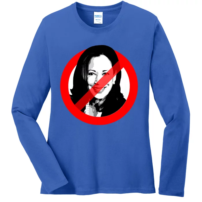 Anti Kamala Harris Cancel Kamala Harris Ladies Long Sleeve Shirt