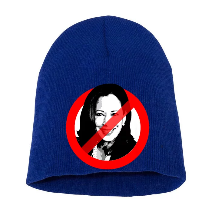 Anti Kamala Harris Cancel Kamala Harris Short Acrylic Beanie