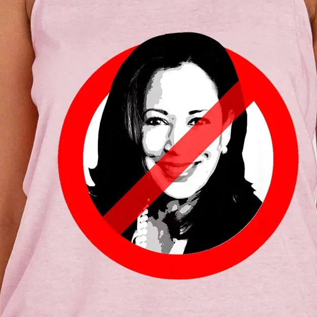 Anti Kamala Harris Cancel Kamala Harris Women's Knotted Racerback Tank