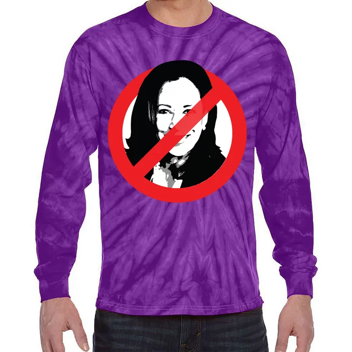 Anti Kamala Harris Cancel Kamala Harris Tie-Dye Long Sleeve Shirt