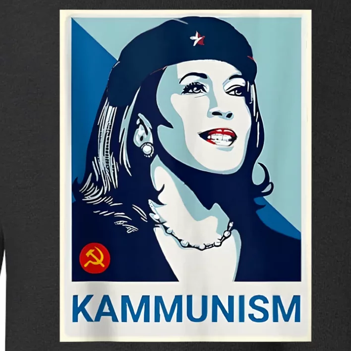 Awesome Kamala Harris Kammunism Communism Shepard Fairey Kamala Harris Forward Toddler Sweatshirt