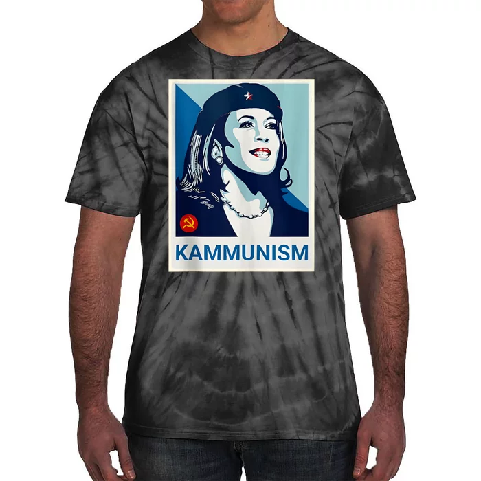 Awesome Kamala Harris Kammunism Communism Shepard Fairey Kamala Harris Forward Tie-Dye T-Shirt