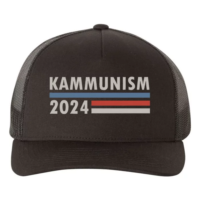 Awesome Kamala Harris Kammunism Communism Harris Walz 2024 Yupoong Adult 5-Panel Trucker Hat