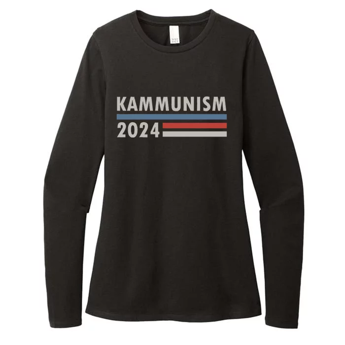 Awesome Kamala Harris Kammunism Communism Harris Walz 2024 Womens CVC Long Sleeve Shirt