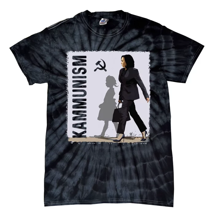 Awesome Kamala Harris Kammunism Communism Harris Walz 2024 Tie-Dye T-Shirt