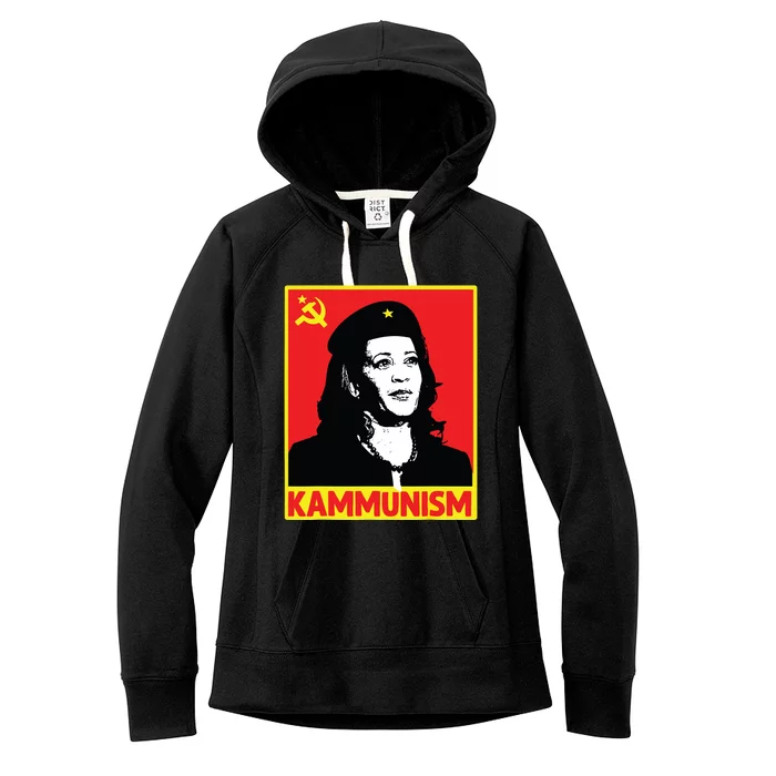 Awesome Kamala Harris Kammunism Communism Harris Walz 2024 Women's Fleece Hoodie