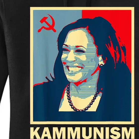 Awesome Kamala Harris Kammunism Communism Harris Walz 2024 Women's Pullover Hoodie