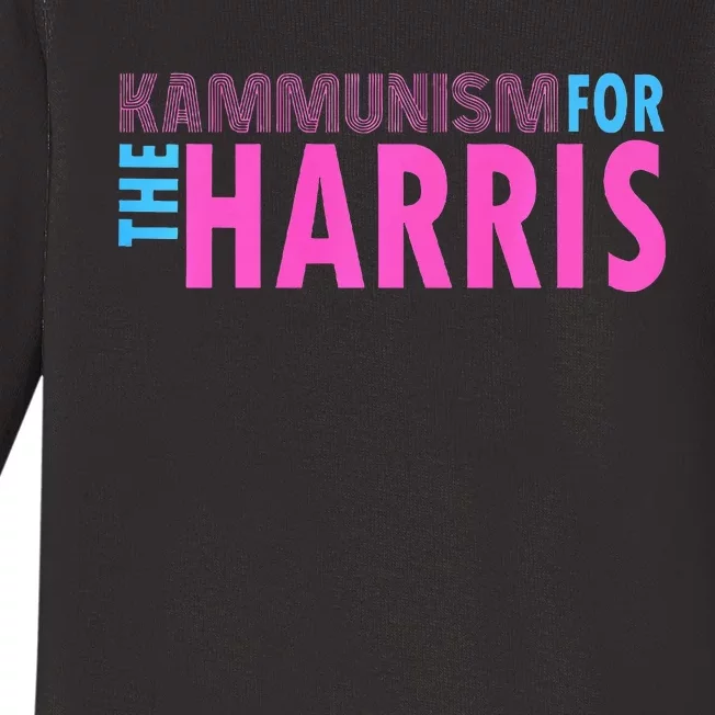 Awesome Kamala Harris Kammunism Communism Harris Walz 2024 Premium Baby Long Sleeve Bodysuit