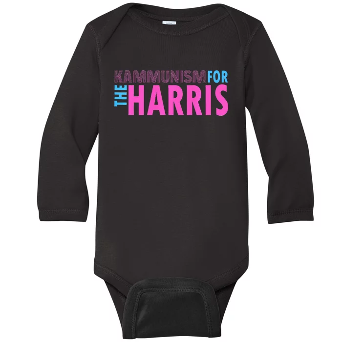 Awesome Kamala Harris Kammunism Communism Harris Walz 2024 Premium Baby Long Sleeve Bodysuit